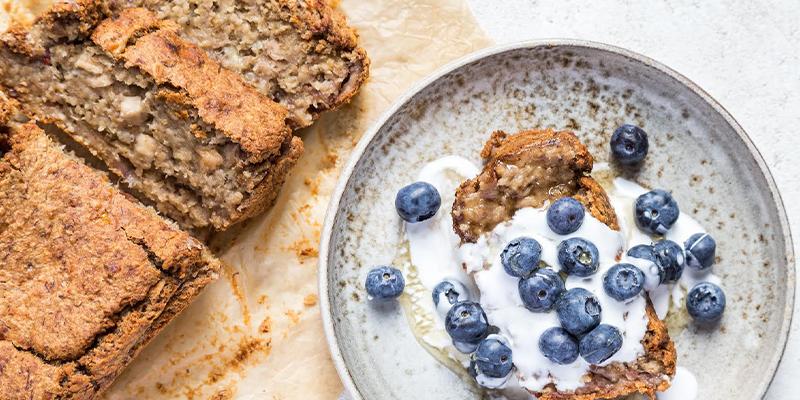 Deliciously Ella's Banana Muesli Loaf Cake | Planet Organic