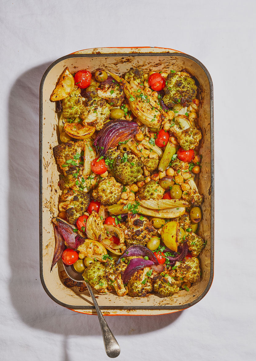 Moroccan Romanesco Tray Bake Organic