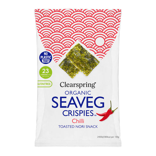 Clearspring Seaveg Crispies Chilli 4g