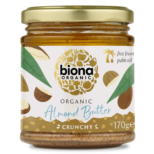 Biona Crunchy Almond Butter 170g