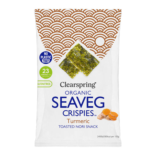 Clearspring Seaveg Crispies Turmeric 4g