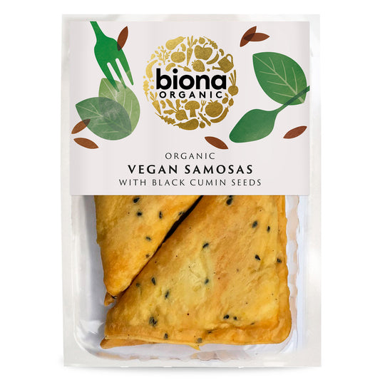 Biona Vegan Samosas with Black Cumin Seeds Organic 230g