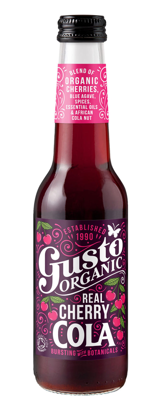 Gusto Organic Real Cherry Cola 275ml