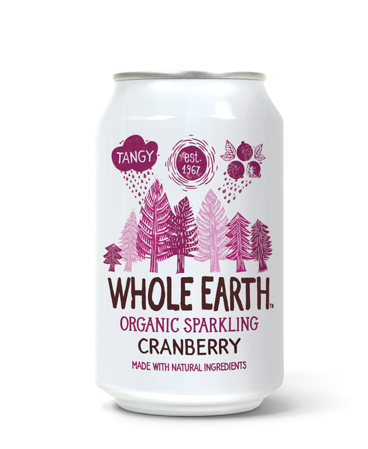 Whole Earth Sparkling Cranberry 330ml