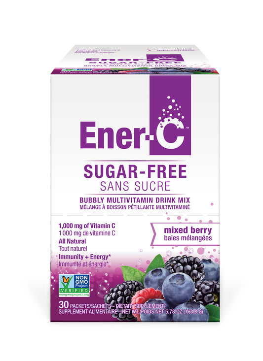 Ener-C Sugar Free Drink Mixed Berry 30 Sachets