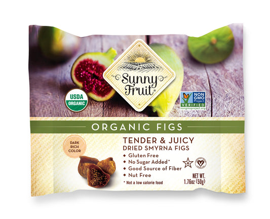 Sunny Fruit Organic Dried Figs 50g