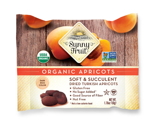 Sunny Fruit Organic Dried Apricots 50g