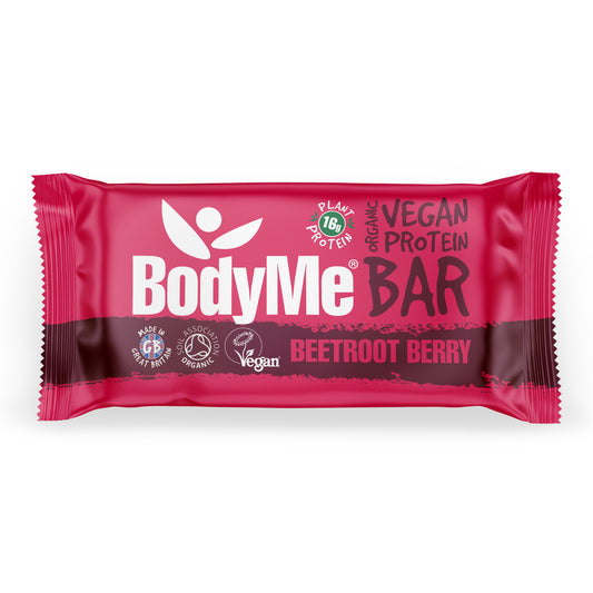 BodyMe Organic Beetroot Berry Vegan Protein Bar 60g