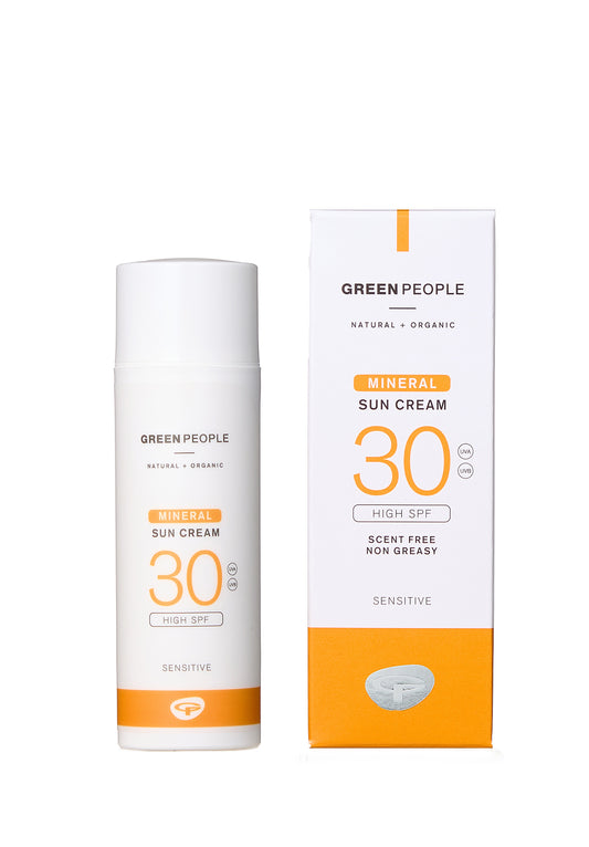 Scent Free Mineral Suncream SPF30 Organic 50ml