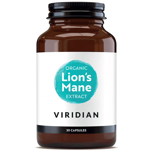 Viridian Organic Lions Mane Extract 30 caps