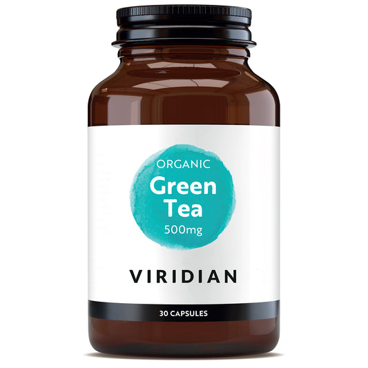 Viridian Organic Green Tea Leaf 500mg 30 caps