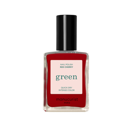 MANUCURIST Green Nail Polish Red Cherry 15ml