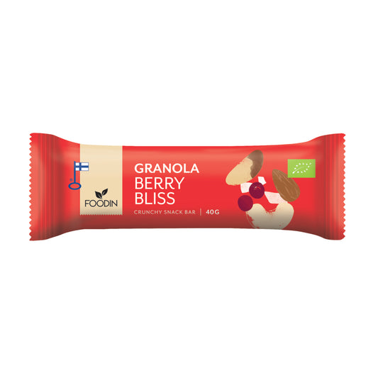 Foodin Granola Bar Berry Bliss Organic 40g