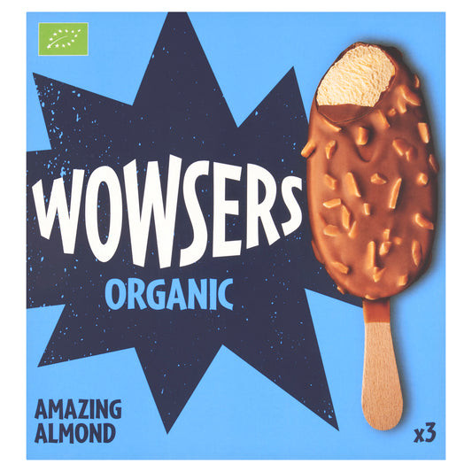 Wowsers Organic Amazing Almond 3x110ml