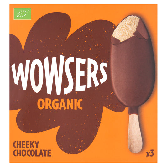Wowsers Organic Cheeky Chocolate 3x110ml