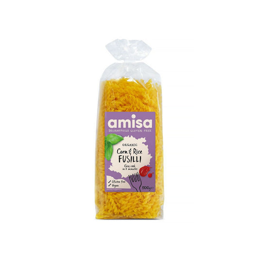 Amisa Organic Gluten Free Corn&Rice Fusilli 500g