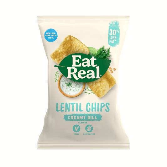 Eat Real Lentil Creamy Dill Chips 113g