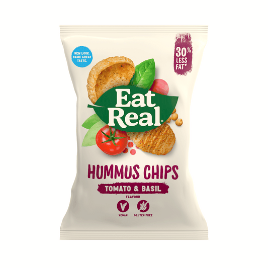Eat Real Hummus Tomato Basil Chips 135g
