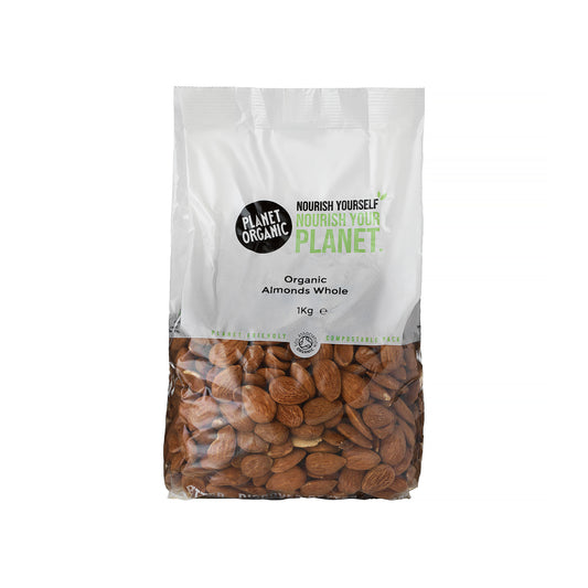 Planet Organic Almonds Whole 1kg