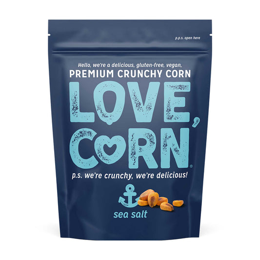 Love Corn Premium Crunchy Corn Snack Sea Salt 115g
