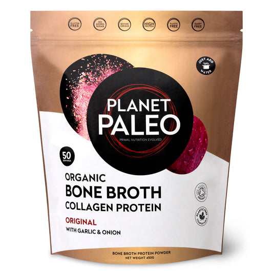 Planet Paleo Bone Broth Collagen Protein - Pure 450g