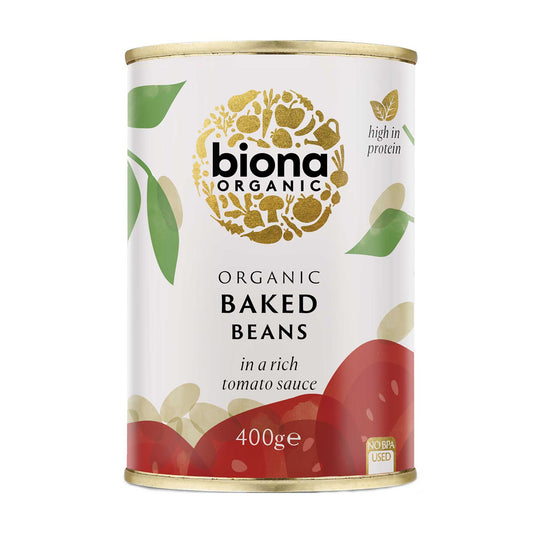 Biona Baked Beans in Tomato Sauce 400g