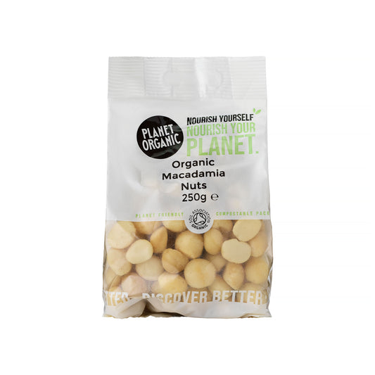 Planet Organic Macadamia Nuts 250g