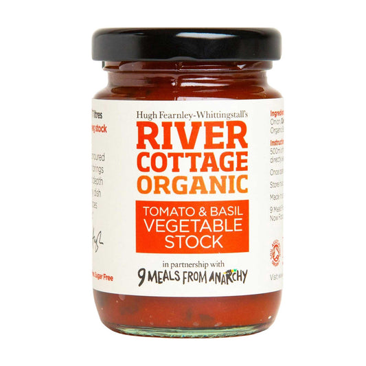 River Cottage Tomato & Basil Vegetable Stock 105g