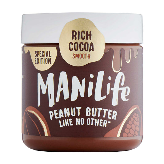 ManiLife Rich Cocoa Smooth Peanut Butter 295g