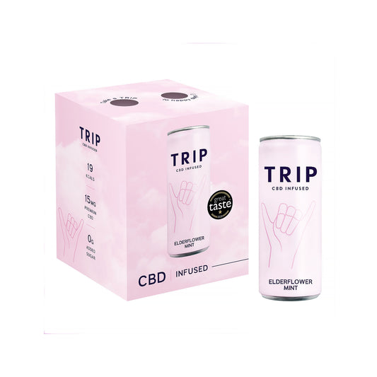 TRIP CBD - Elderflower Mint MPK 4x250ml