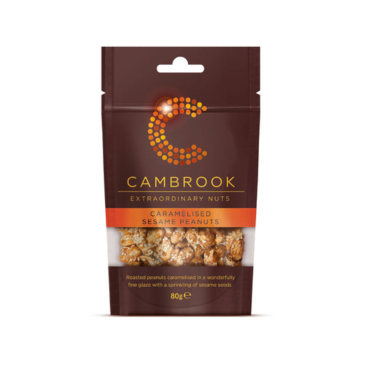 Cambrook Foods - Caramelised Sesame Peanuts 80g