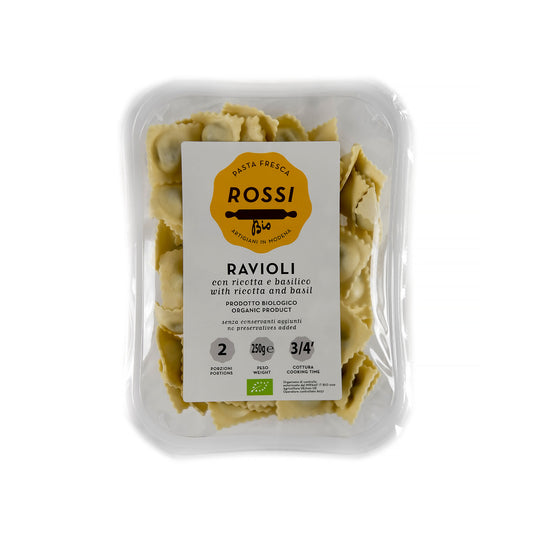 Pasta Fresca Rossi Basil & Ricotta Ravioli 250g