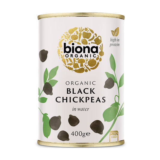 Biona Black Chickpeas 400g