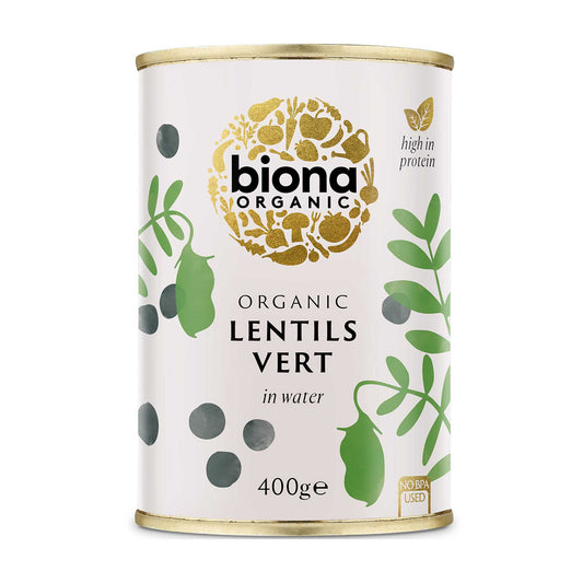 Biona Lentils Vert 400g