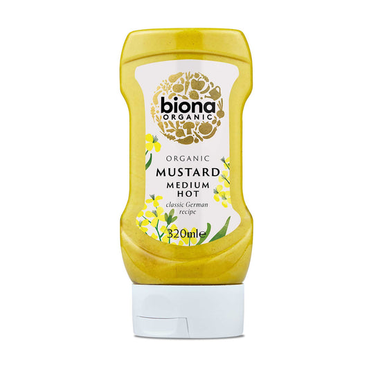 Biona Mustard Medium Hot 320ml