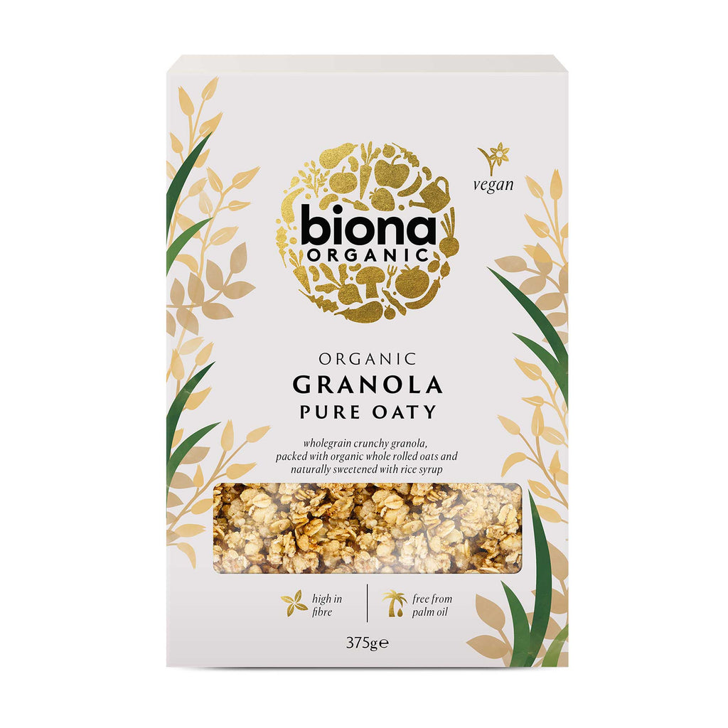 Biona Pure Oaty Granola - No Added Sugar 375g