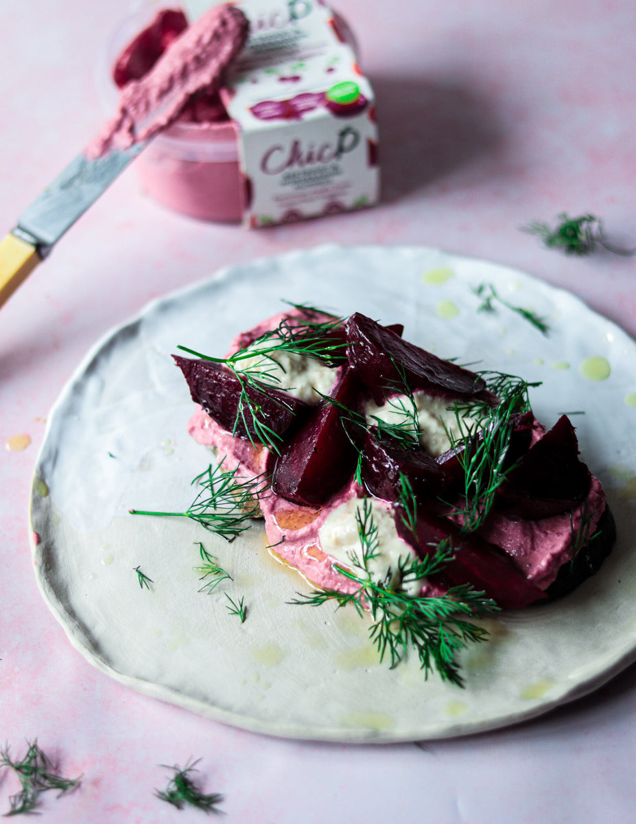ChicP Beetroot & Horseradish Hummus Organic