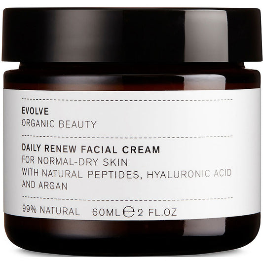 Evolve Daily Renew Facial Cream With Hyaluronic Acid and Argan 60ml