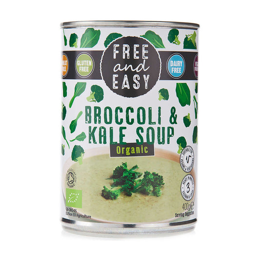 Free & Easy Broccoli & Kale Soup 400g
