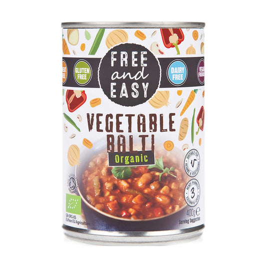 Free & Easy Vegetable Balti Ready Meal 400g
