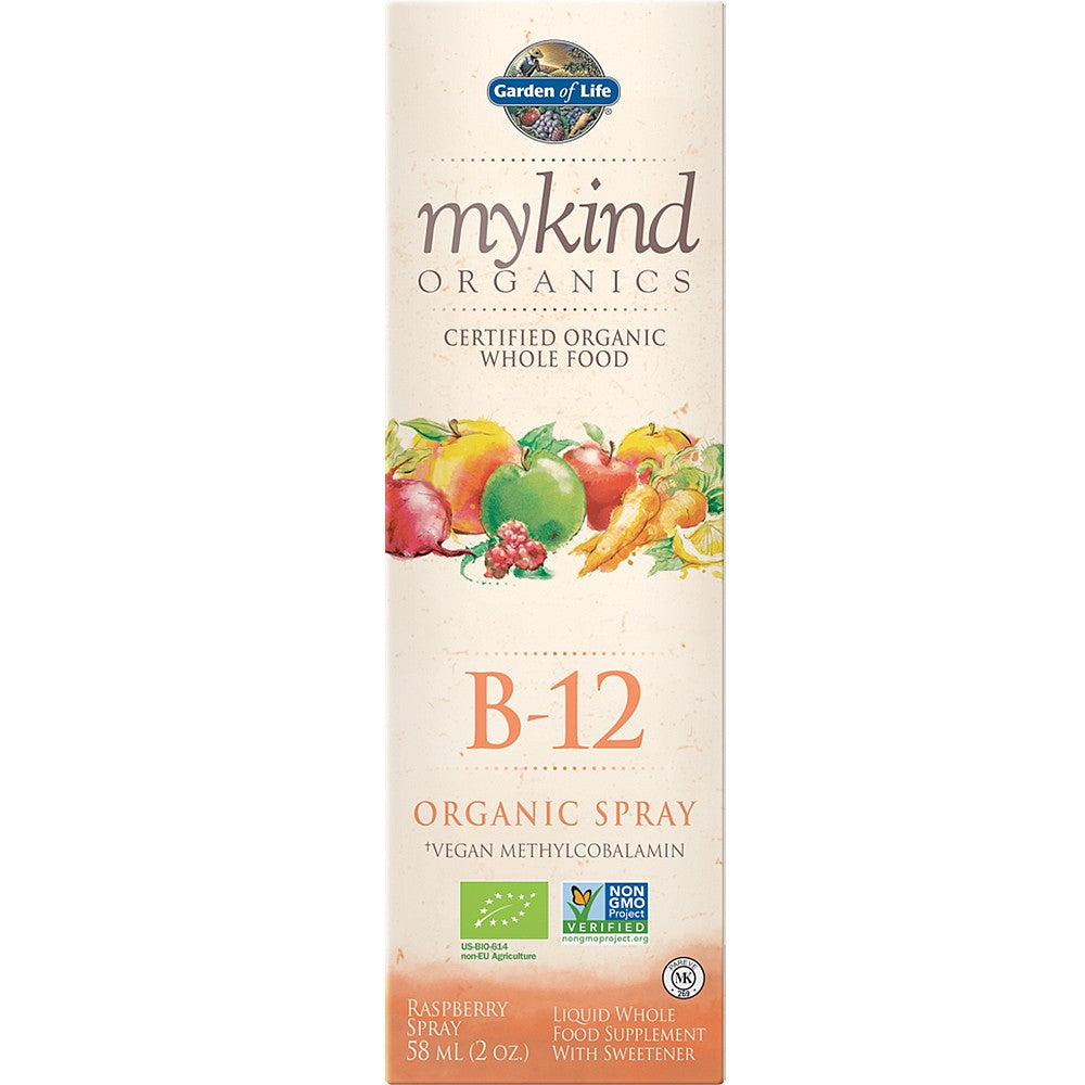 Garden of Life mykind Organics Organic B12 spray (Raspberry) 58 ml