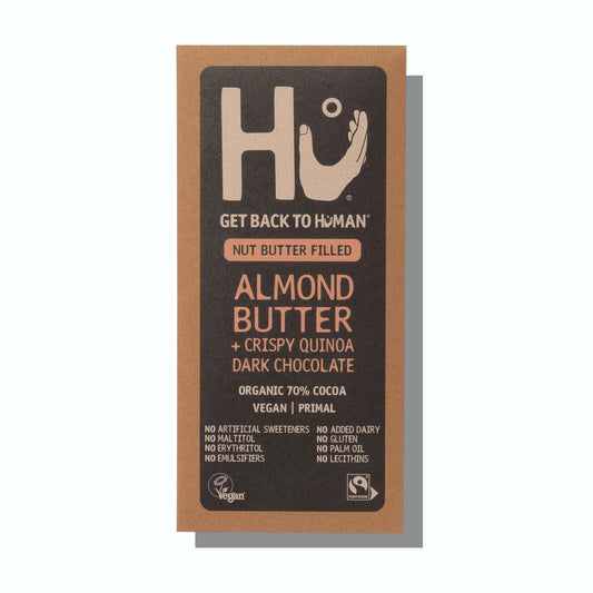 Hu Almond Butter and Crispy Quinoa Dark Chocolate Bar 60g