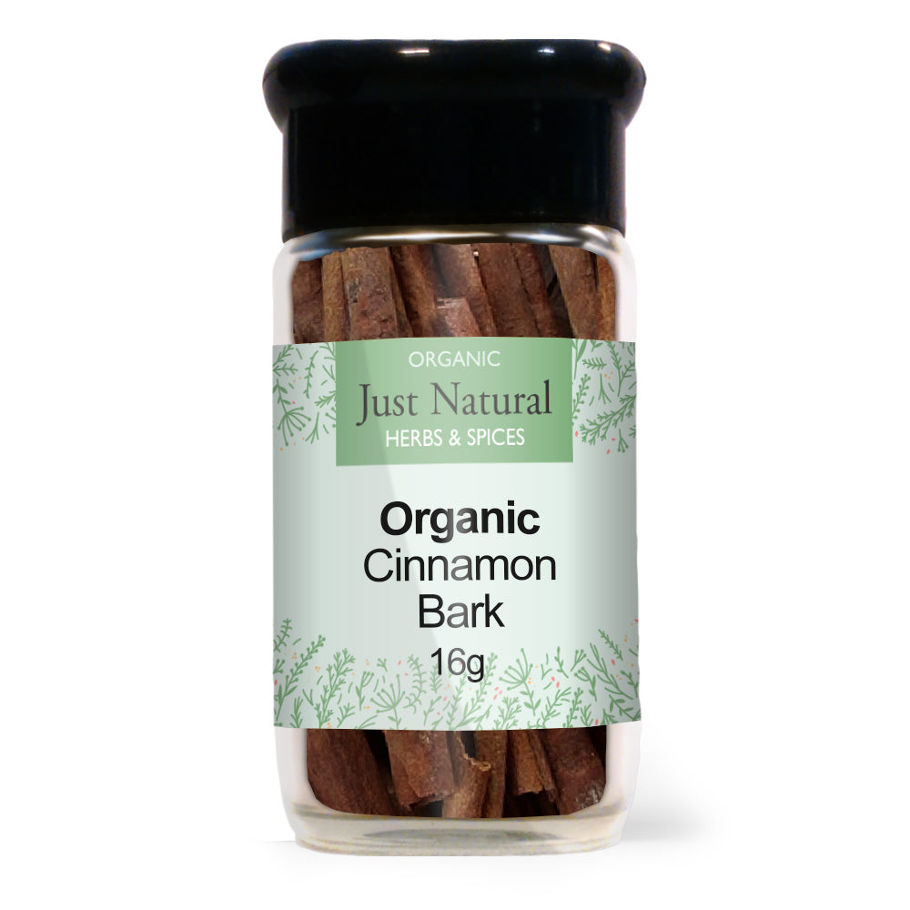 Just Natural Cinnamon Bark (jar) 16g