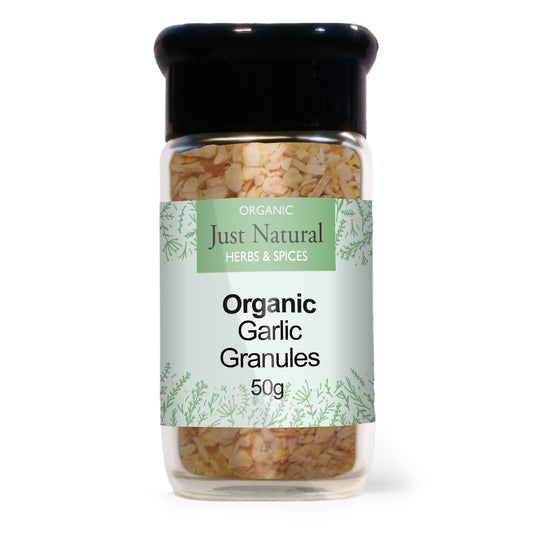 Just Natural Garlic Granules (jar) 50g