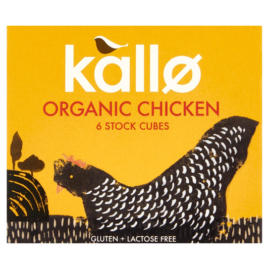 Kallo Organic Chicken Stock Cube 66g