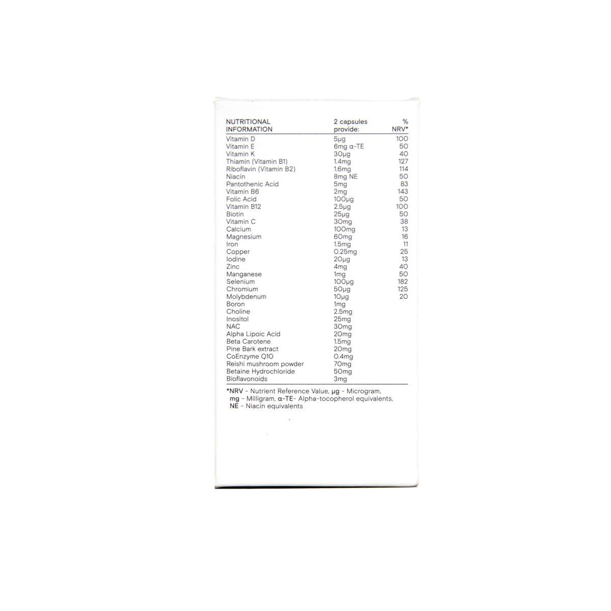 Wild Nutrition Daily Multi Nutrient 45+ Men 60 caps Organic