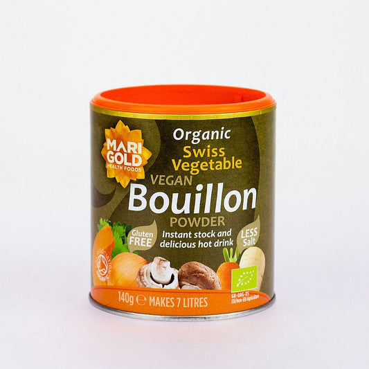 Marigold Organic Low Salt Vegan Bouillon Powder 140g