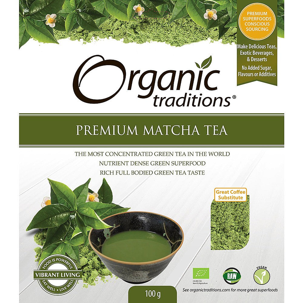 Organic Traditions Premium Matcha Tea 100g