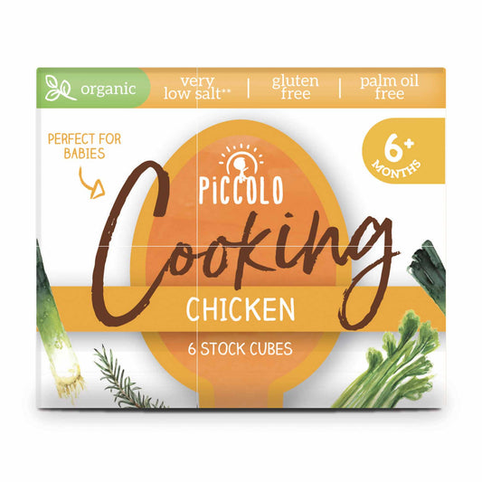 Piccolo Cooking Stock Cubes Chicken (6+ Months) 6x8g