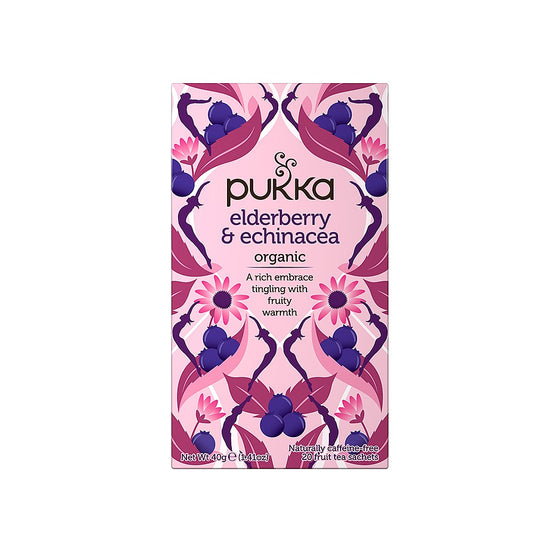 Pukka Elderberry & Echinacea Tea 20 Bags